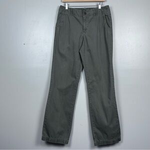 Eddie Bauer Women's Vashon Fit Straight Leg Cotton Trousers Size 8Tall; Casual